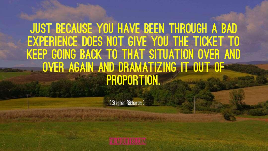 Moving On And Letting Go quotes by Stephen Richards