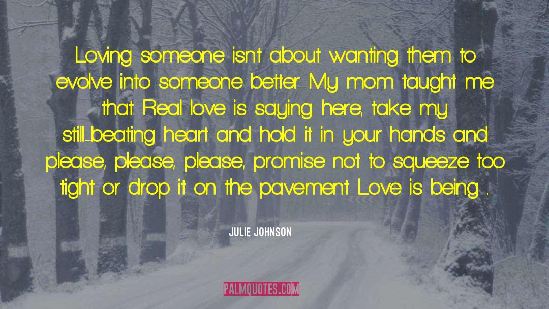 Moving On Love quotes by Julie Johnson