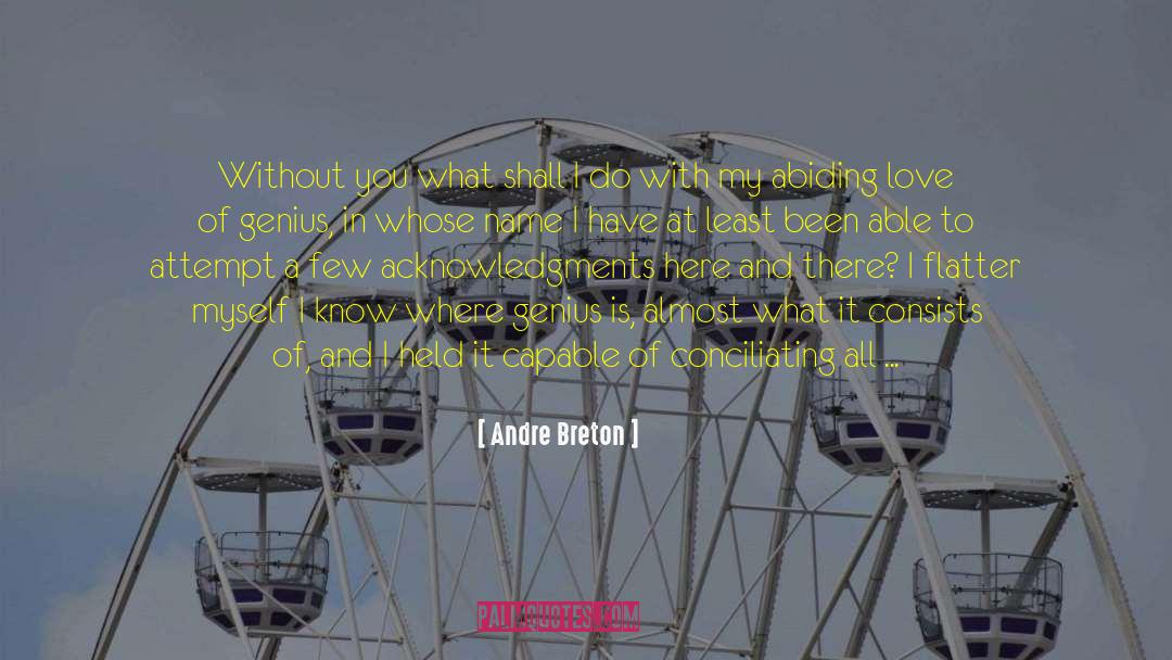 Moving On Love quotes by Andre Breton