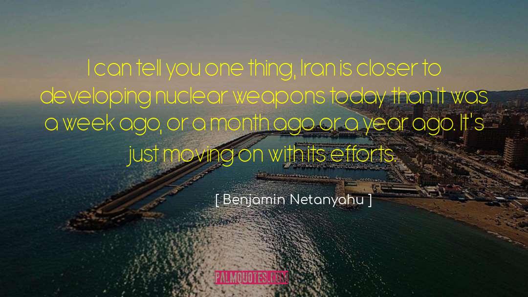 Moving On quotes by Benjamin Netanyahu