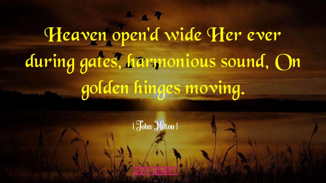 Moving Target quotes by John Milton