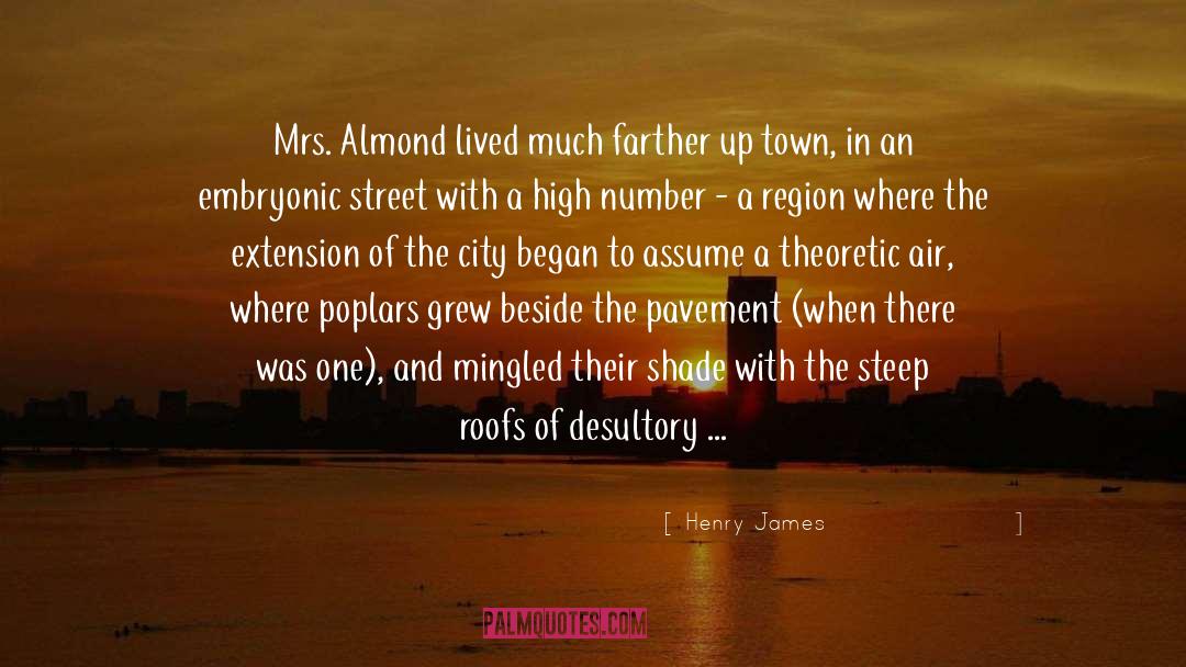 Moving To A New Town quotes by Henry James