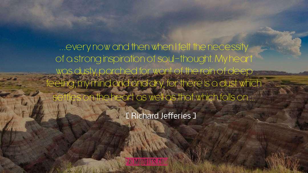 Moving Up quotes by Richard Jefferies