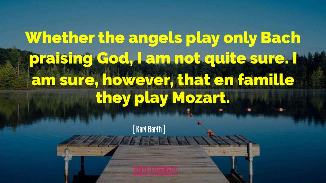 Mozart quotes by Karl Barth