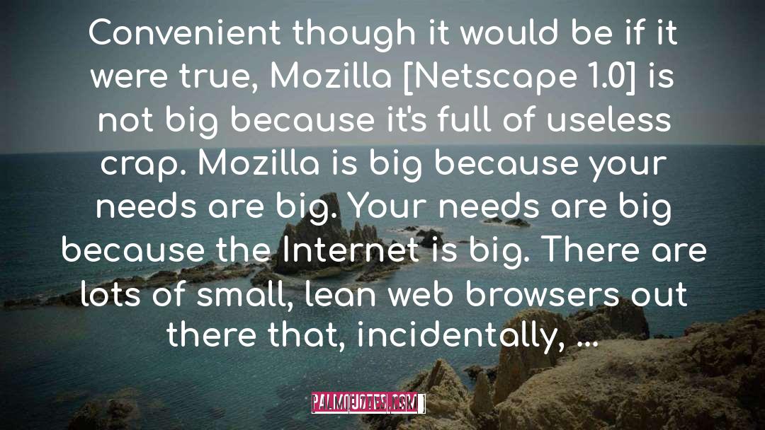 Mozilla quotes by Jamie Zawinski