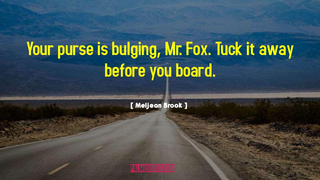 Mr Fox quotes by Meljean Brook
