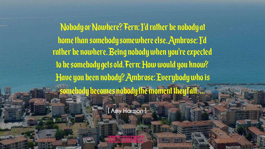 Mr Nobody From Nowhere Gatsby quotes by Amy Harmon