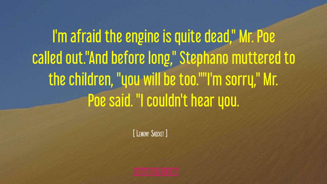 Mr Poe quotes by Lemony Snicket