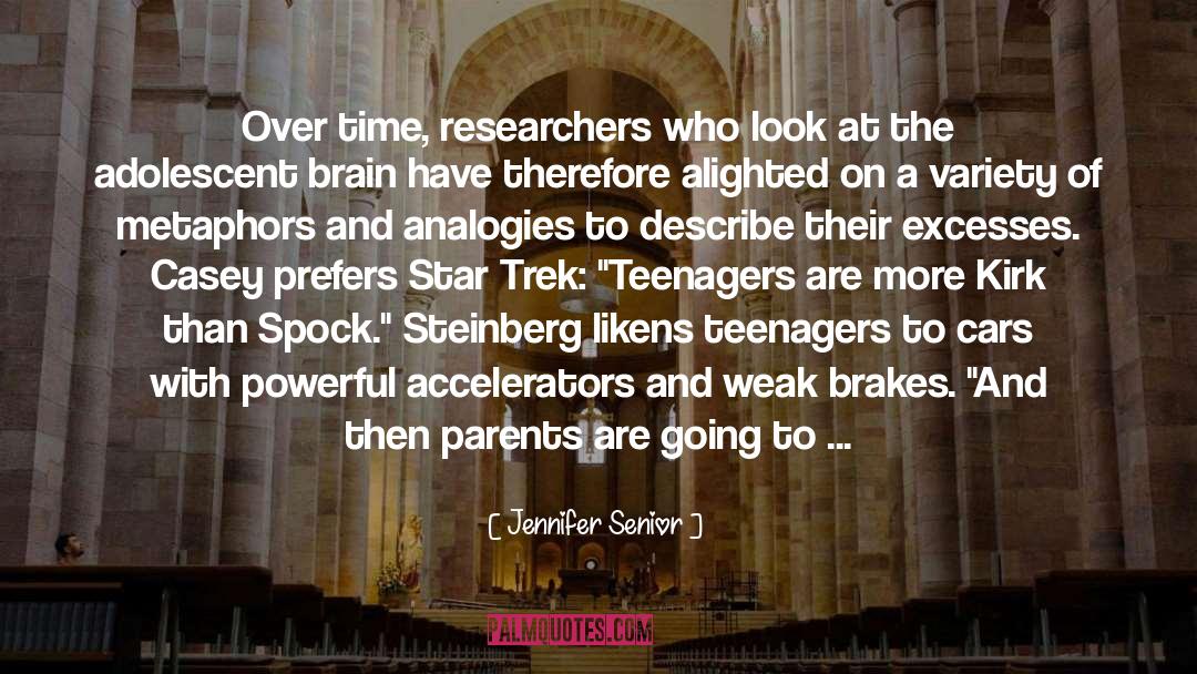 Mr Spock quotes by Jennifer Senior