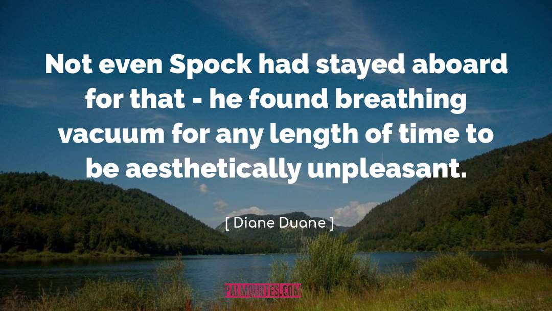 Mr Spock quotes by Diane Duane
