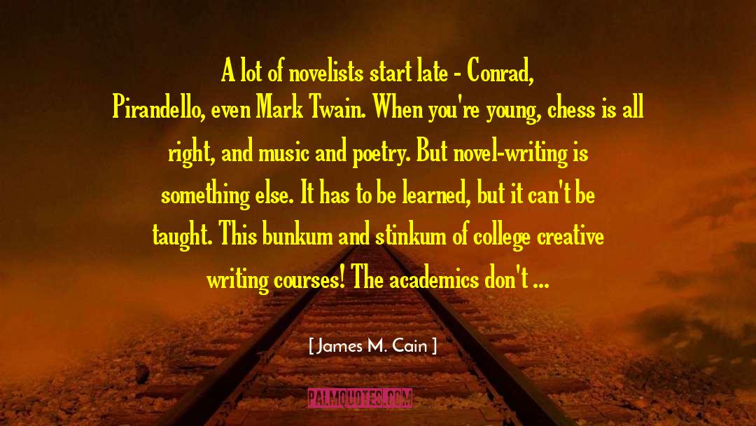 Mr Typewriter quotes by James M. Cain