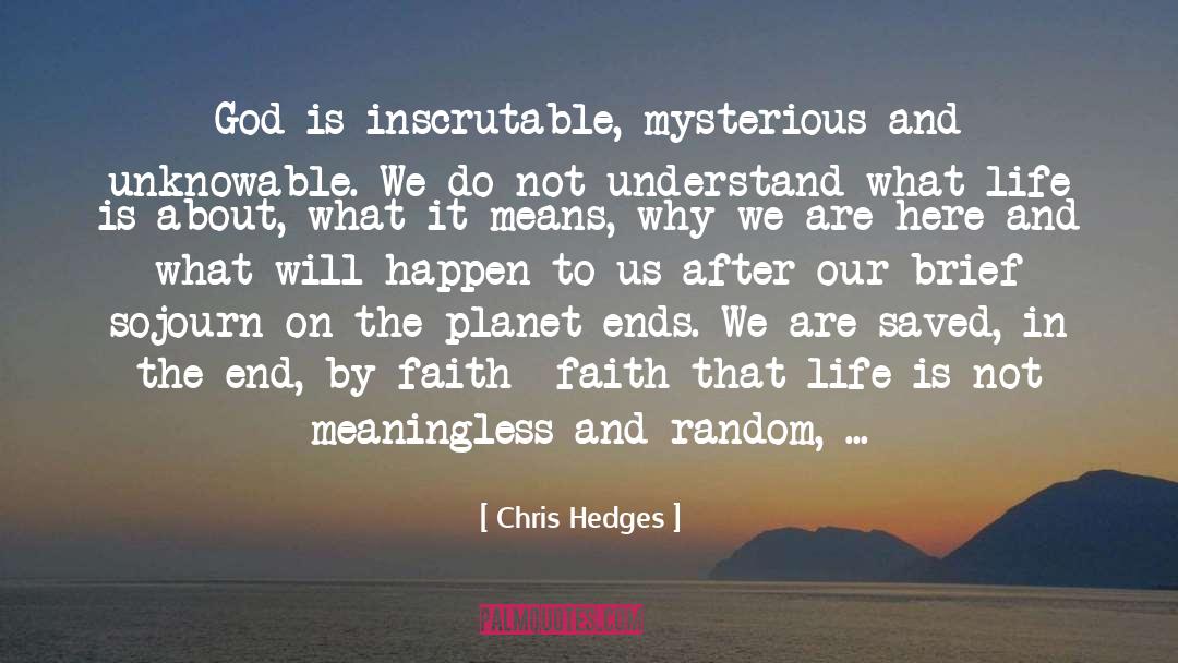 Mr Universe quotes by Chris Hedges