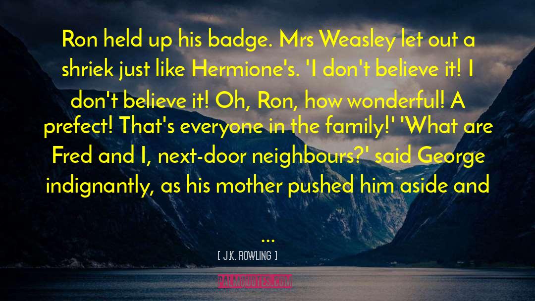 Mr Weasley quotes by J.K. Rowling