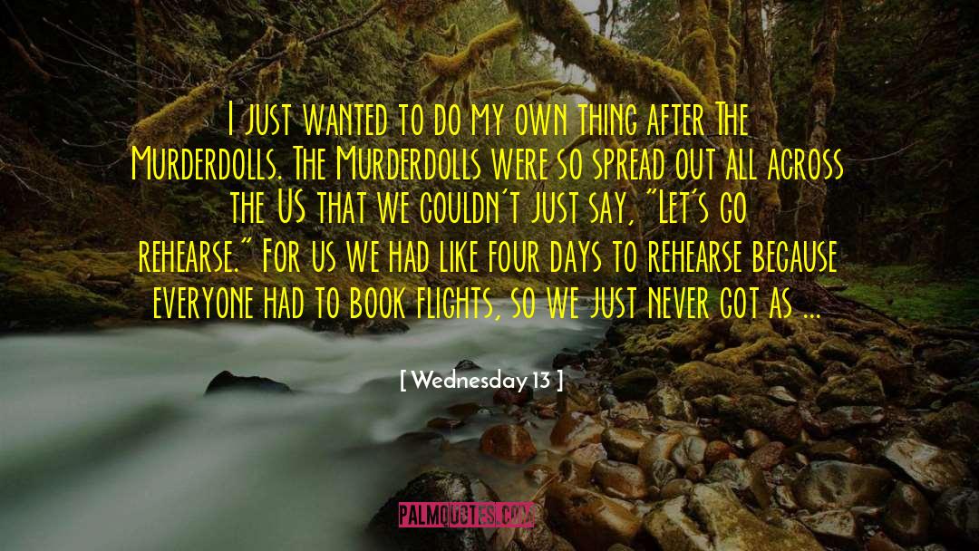 Mr Wednesday quotes by Wednesday 13