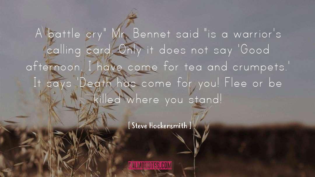 Mrs Bennet quotes by Steve Hockensmith