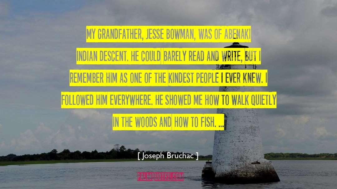 Mrs Bowman quotes by Joseph Bruchac