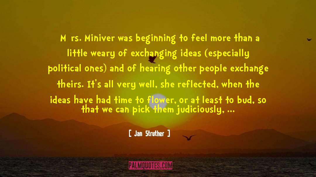 Mrs Miniver quotes by Jan Struther