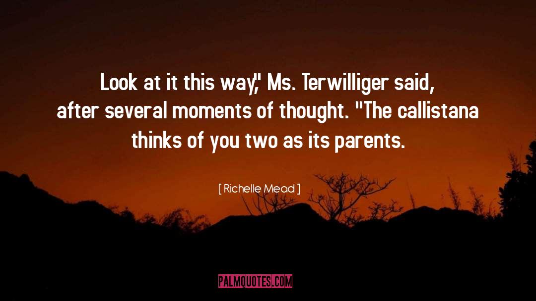 Mrs Terwilliger quotes by Richelle Mead