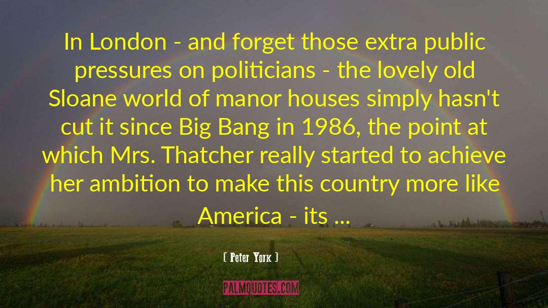 Mrs Thatcher quotes by Peter York