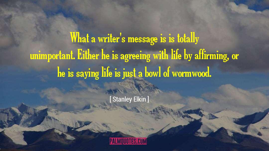 Mrs Wormwood quotes by Stanley Elkin