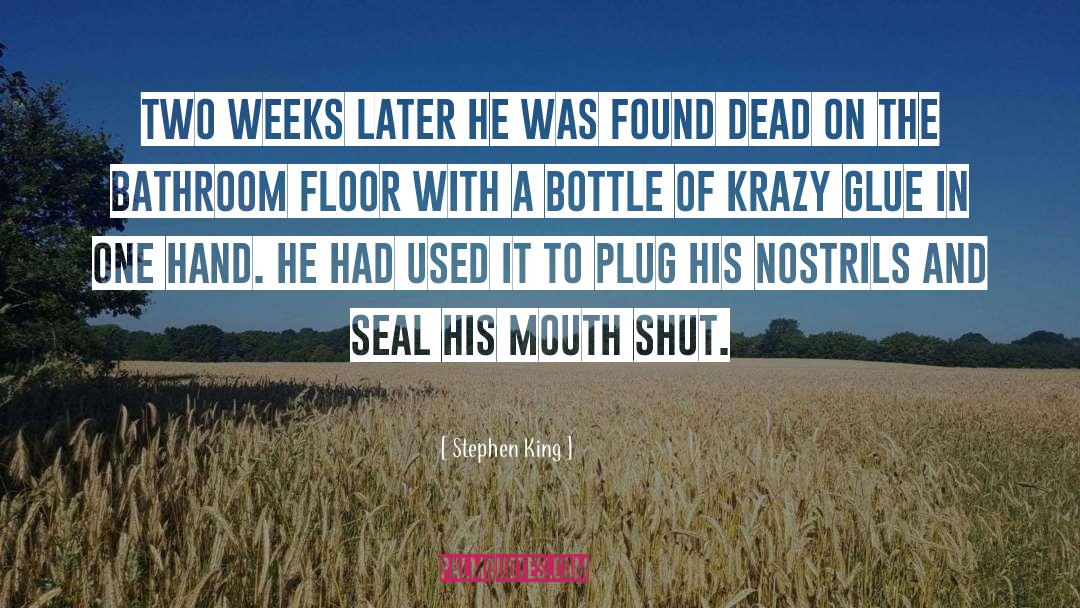 Ms Found In A Bottle quotes by Stephen King