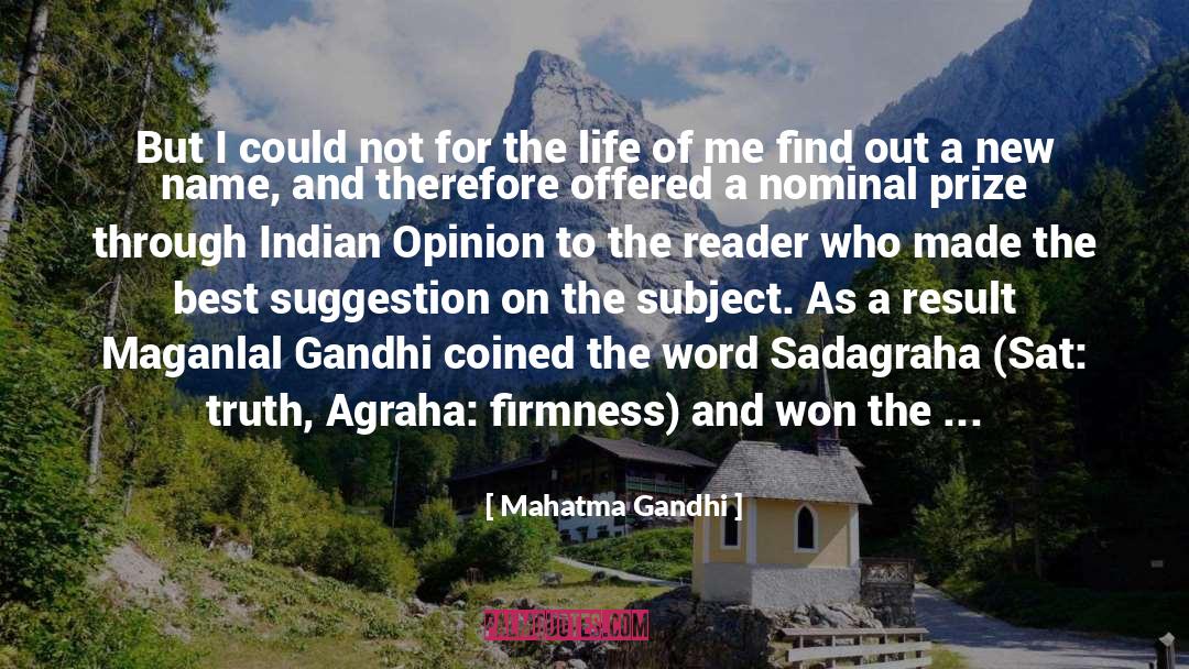 Msrb Subject Or Nominal quotes by Mahatma Gandhi