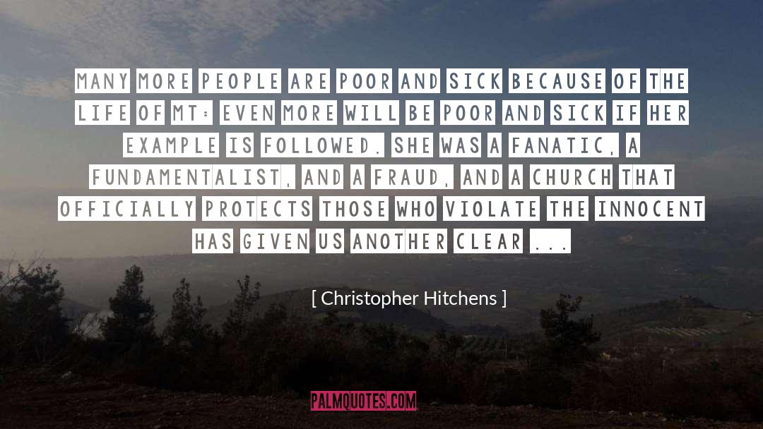 Mt Vasudevan quotes by Christopher Hitchens