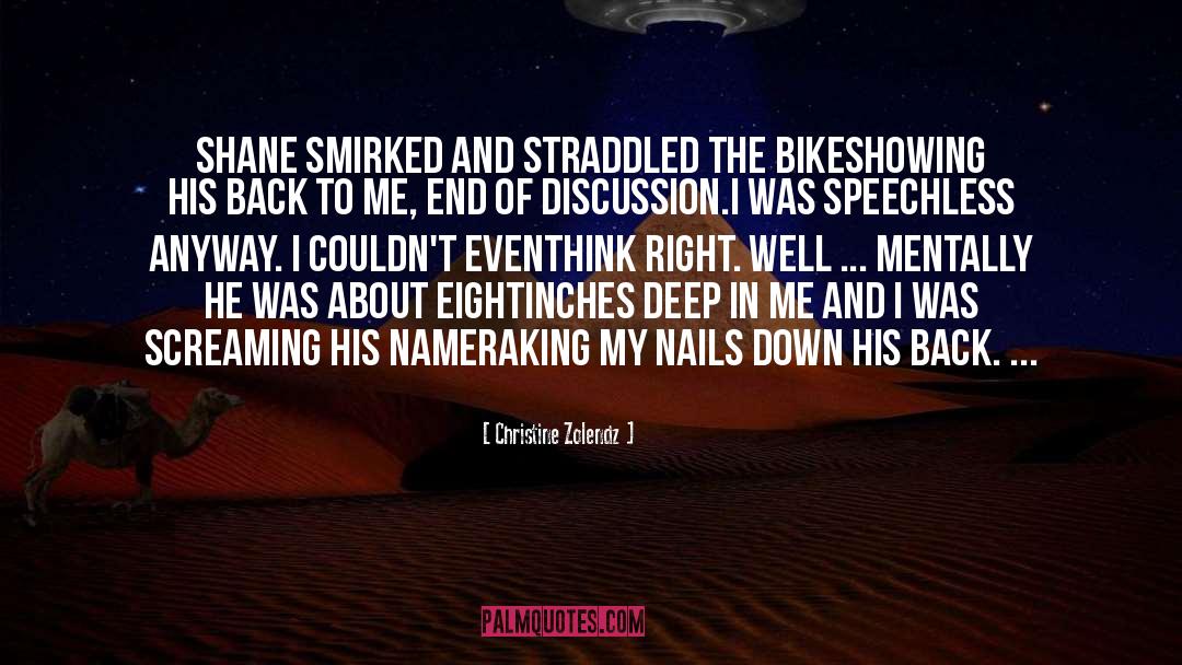 Mtb Bike quotes by Christine Zolendz