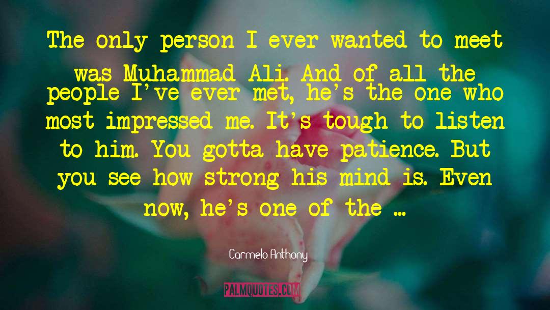 Muazzam Ali quotes by Carmelo Anthony