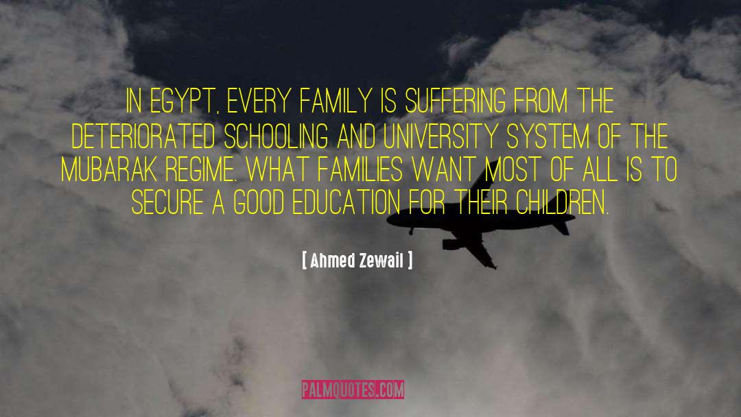 Mubarak quotes by Ahmed Zewail