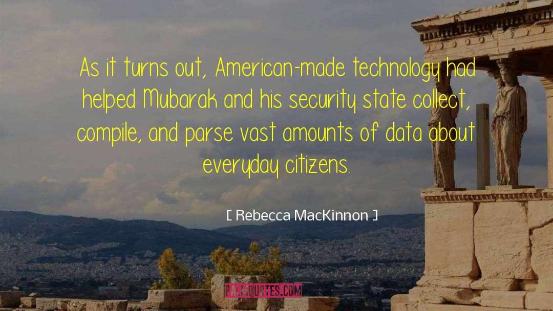 Mubarak quotes by Rebecca MacKinnon