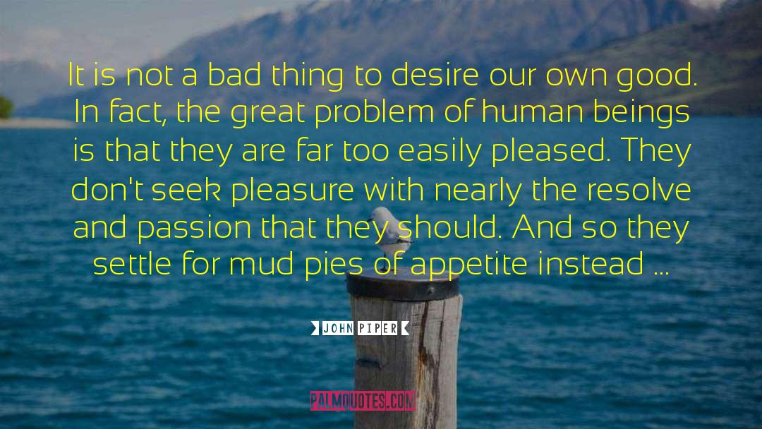 Mud Pies quotes by John Piper