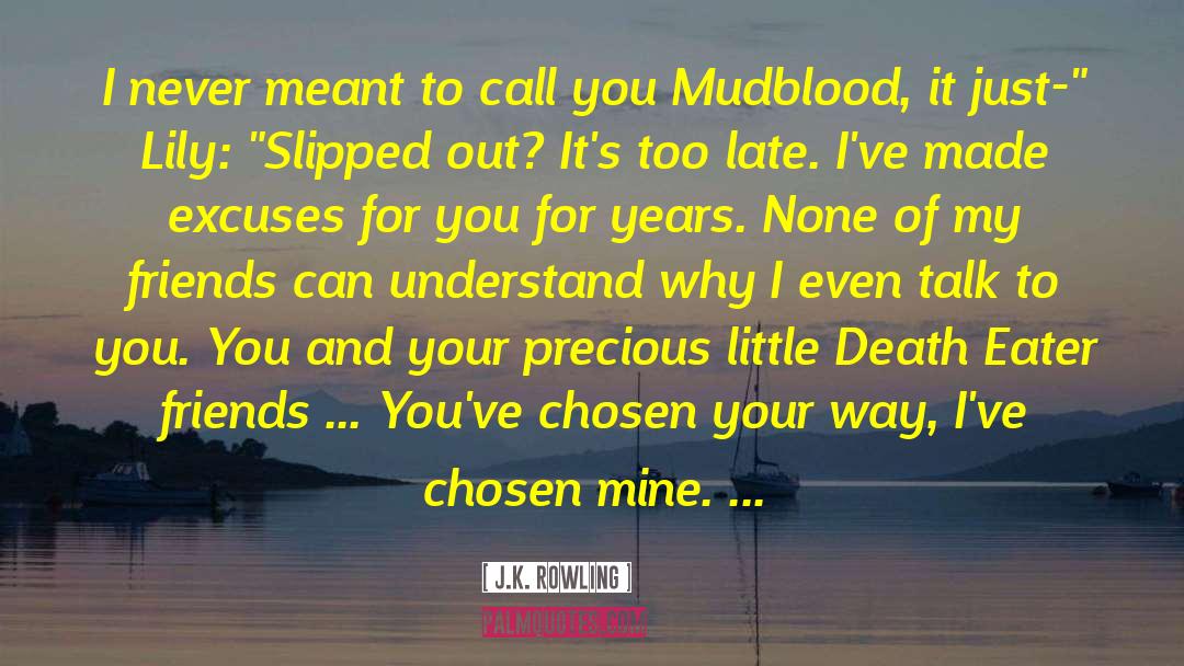 Mudblood quotes by J.K. Rowling
