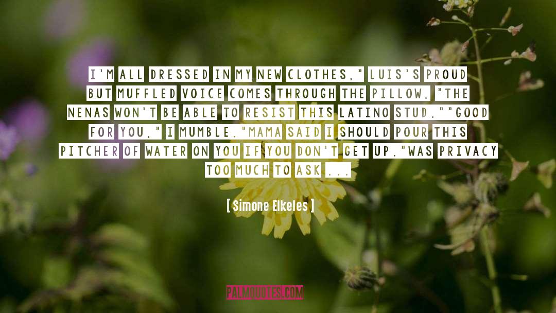 Muffled quotes by Simone Elkeles