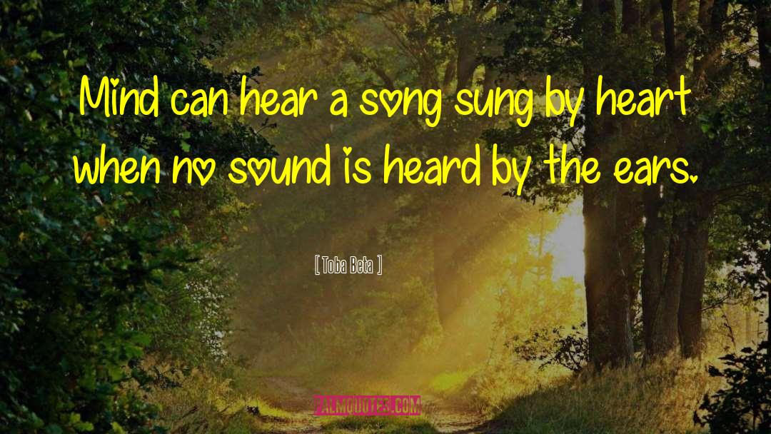 Muffling Sound quotes by Toba Beta