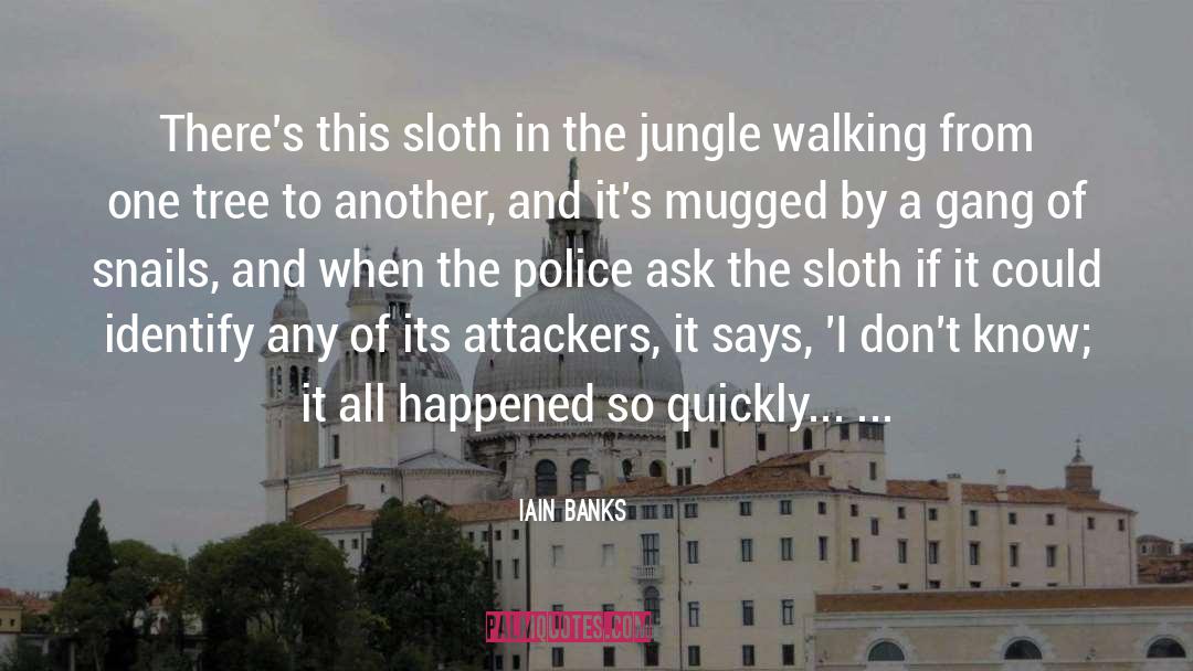 Mugged quotes by Iain Banks