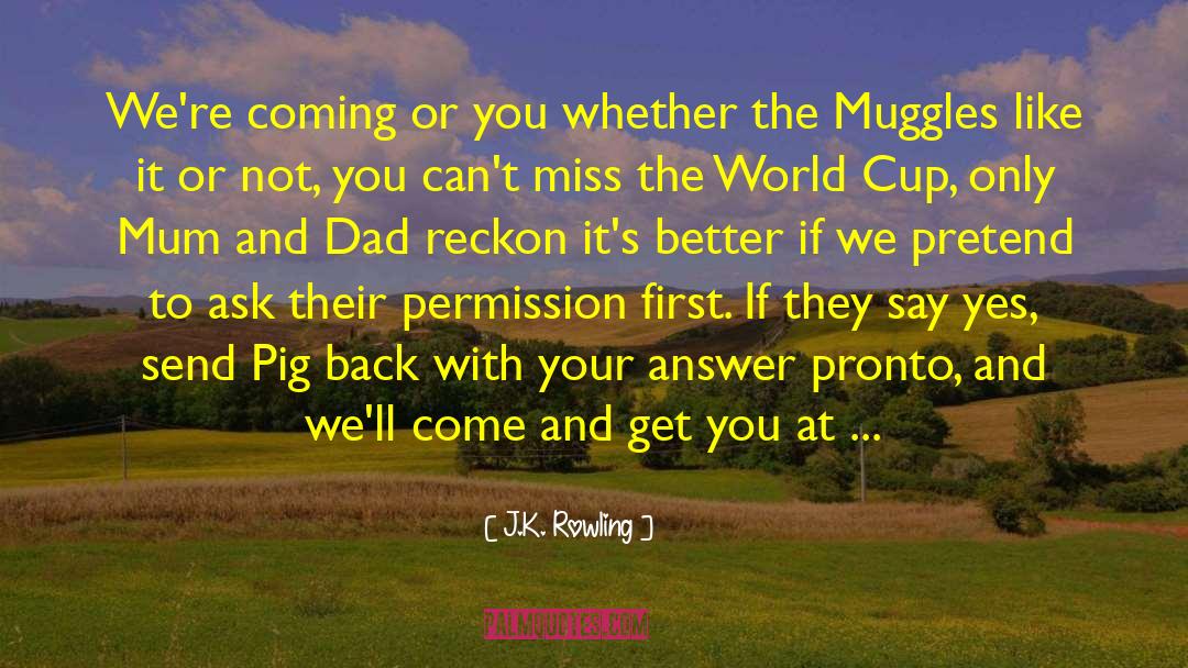 Muggles quotes by J.K. Rowling