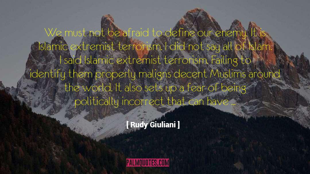 Mujahideen Islam quotes by Rudy Giuliani