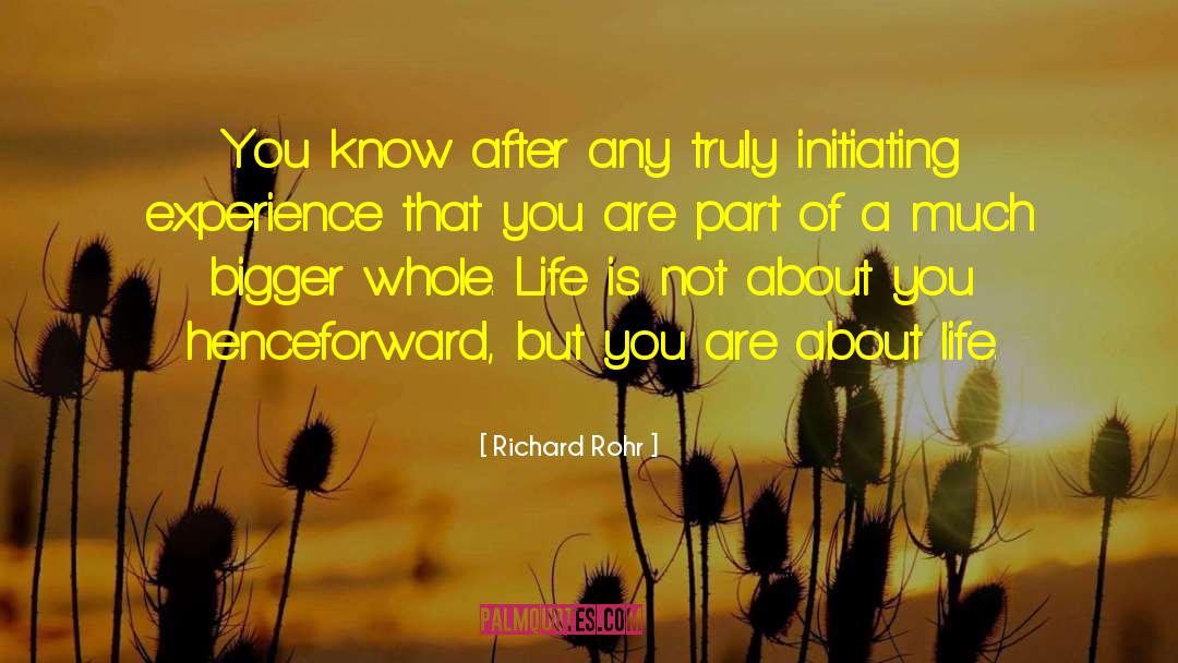 Mukanda Initiation quotes by Richard Rohr