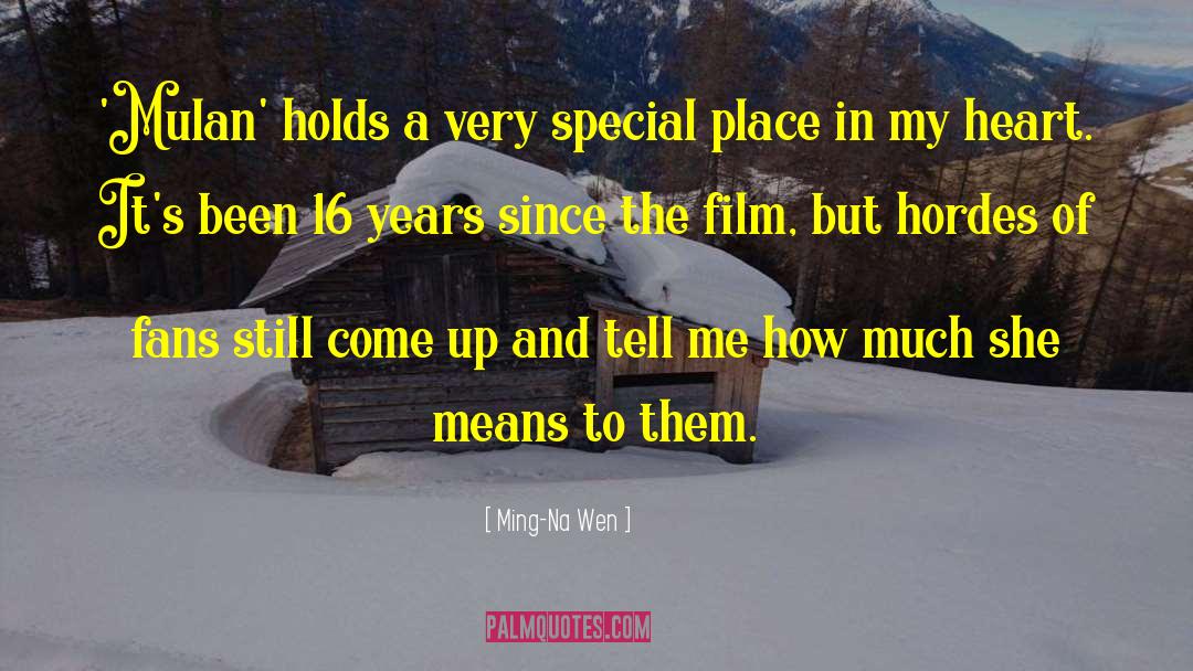 Mulan quotes by Ming-Na Wen