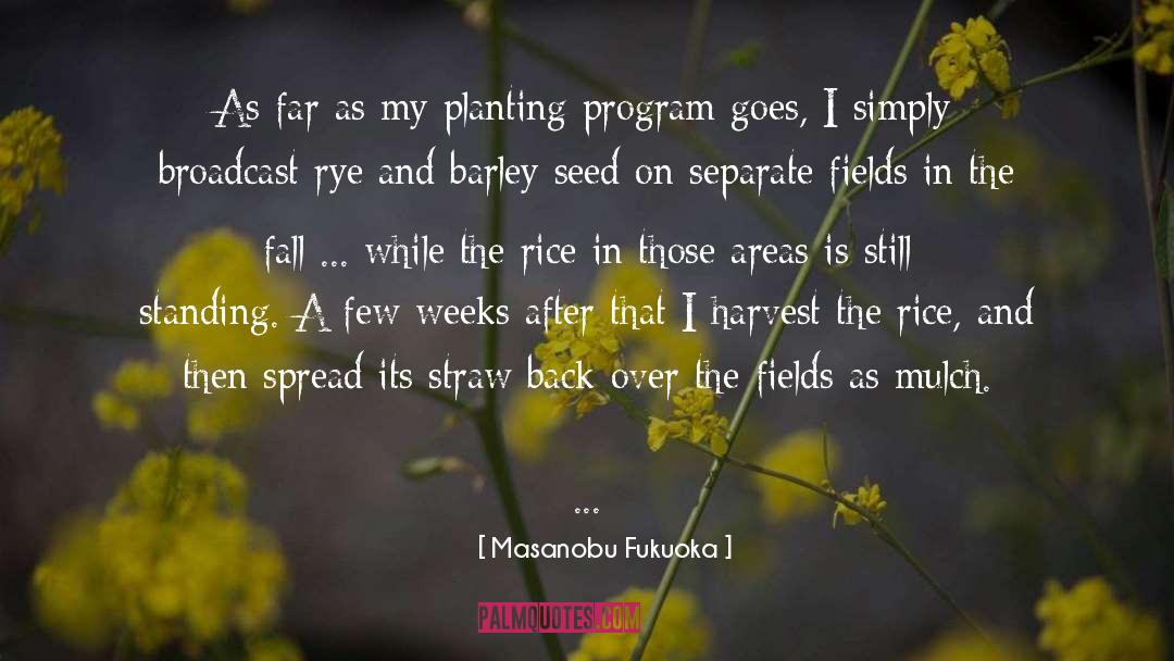 Mulch quotes by Masanobu Fukuoka