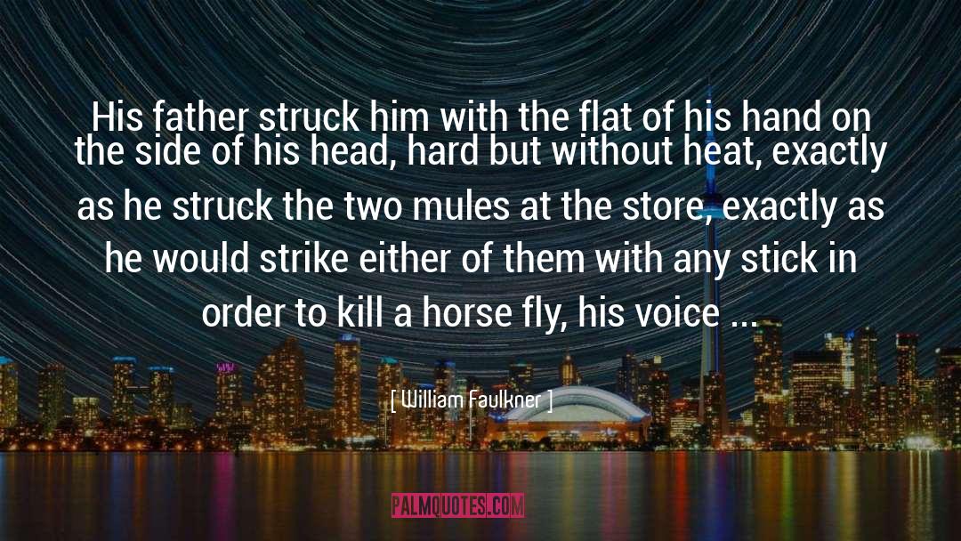 Mules quotes by William Faulkner