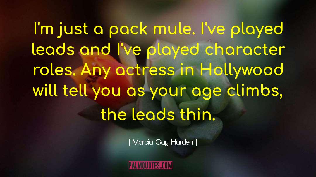 Mules quotes by Marcia Gay Harden