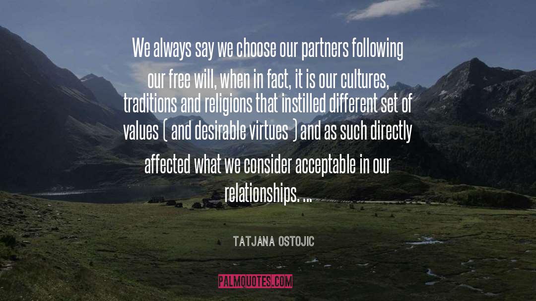 Mulitple Partners quotes by Tatjana Ostojic