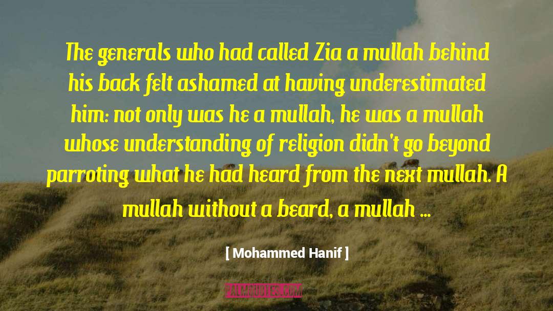 Mullah quotes by Mohammed Hanif