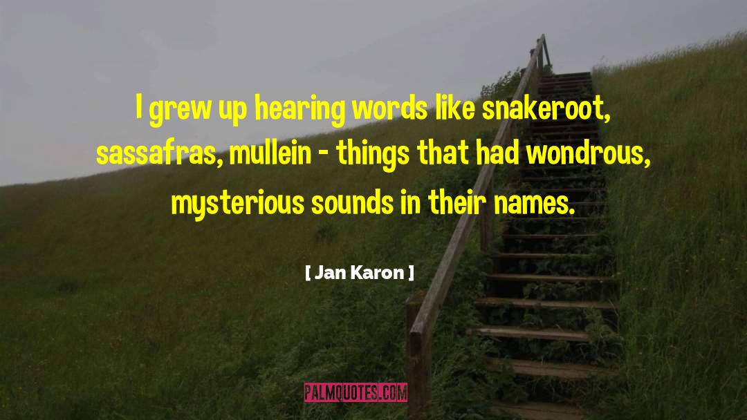 Mullein quotes by Jan Karon