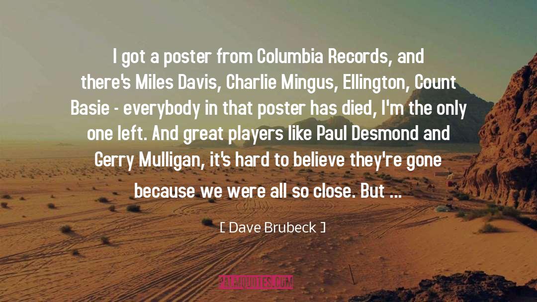 Mulligan quotes by Dave Brubeck