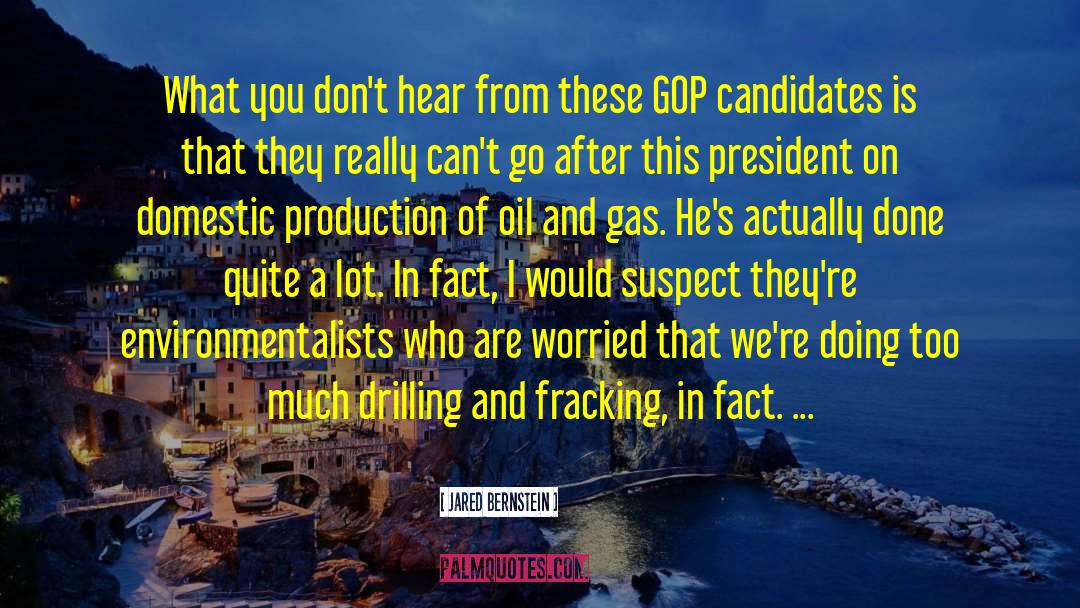 Mullis Well Drilling quotes by Jared Bernstein