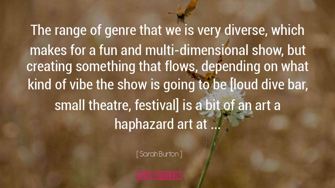 Multi Dimensional Reality quotes by Sarah Burton