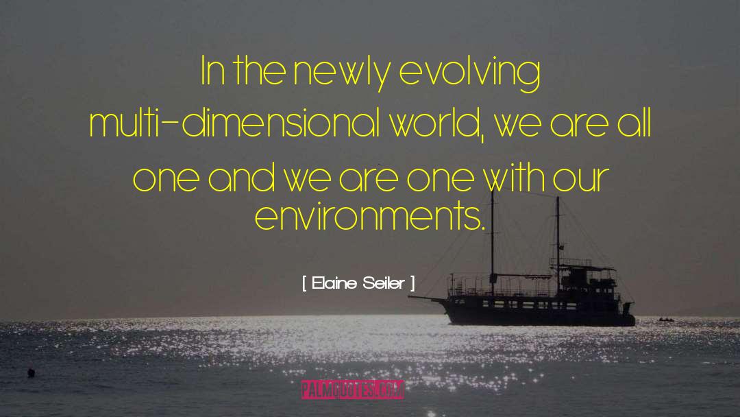 Multi Dimensional Reality quotes by Elaine Seiler